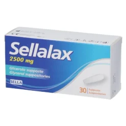 Sella Sellalax 2500mg Glicerolo, 30 supposte