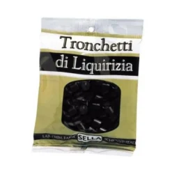 Sella Tronchetti di Liquirizia - Caramelle di liquirizia pura per il benessere, busta da 22 g