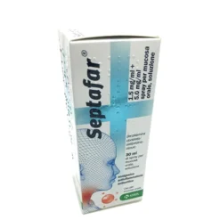 Septafar 1,5 Mg/Ml + 5 Mg/Ml Spray Per Mucosa Orale, Soluzione 1 Contenitore In Hdpe Con Pompa Spray Da 30 Ml/250 Erogazioni