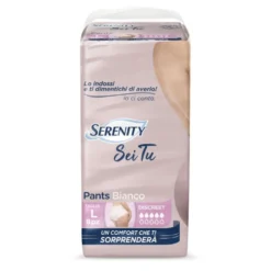 Serenity Pants Sei Tu Discreet Pannolone a Mutandina Taglia L, 8 pannoloni
