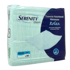 Serenity Relax Traverse Assorbenti Monouso 60 x 90 cm, 30 traverse