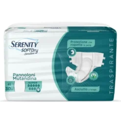 Serenity Softdry+ - Pannolone a Mutandina Super Taglia L, 30 pannoloni