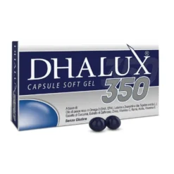 Shedir Pharma Dhalux 350 - Integratore antiossidante per la vista, 30 capsule molli