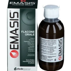 Shedir Pharma Emasis - Sciroppo Fragilità Capillare ed Epistassi, 200 ml