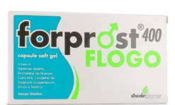 Shedir Pharma Forprost 400 Flogo - Integratore per la funzionalità prostatica, 15 capsule softgel