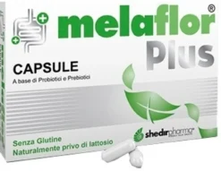 Shedir Pharma Melaflor Plus - Integratore per la flora intestinale, 20 capsule