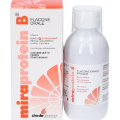Shedir Pharma Miraprotein B - Integratore polivitaminico e poliproteico, 200 ml