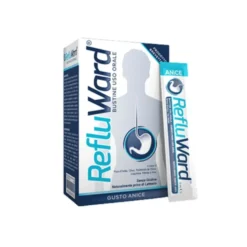Shedir Pharma RefluWard - integratore digestivo per il reflusso, 20 bustine da 10 ml