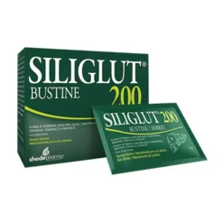 Shedir Pharma Siliglut 200 - Integratore alimentare funzionalità epatica, 20 bustine