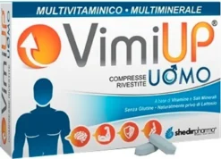 Shedir Pharma Vimi Up Uomo 30 compresse - Integratore multivitaminico per l'energia, 38,4 g