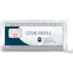 Silver Cross Cotone Idrofilo - Cotone idrofilo per l'uso sanitario e cosmetico, sacchetto da 250 g