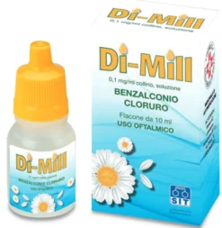 SIT Di-Mill 0,01% Collirio per Occhi Rossi e Congestione Oculare, 10ml