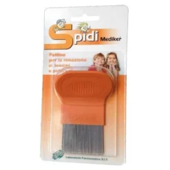 Sit pettine Spidi Mediker - Pettine a denti stretti per la rimozione di lendini e pidocchi, 1 pezzo