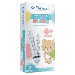 SoFarmaPiù Irrigatore Nasale Baby 4+ mesi, 2 pezzi
