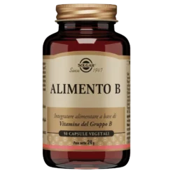 Solgar Alimento B - Integratore metabolismo energetico e sistema nervoso, 50 capsule