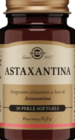 Solgar Astaxantina - Integratore alimentare ad azione antiossidante, 30 perle softgel