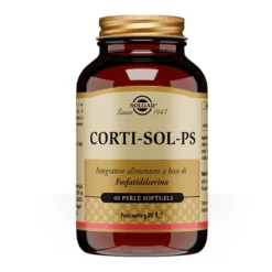 Solgar Corti-Sol-Ps - Integratore alimentare di fosfatidilserina per la memoria, 60 perle