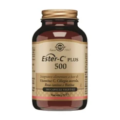 Solgar Ester-C Plus 500 - Integratore alimentare per il sistema immunitario, 100 capsule vegetali