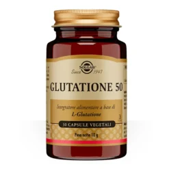 Solgar Glutatione 50 - Integratore antiossidante per le difese immunitarie, 30 capsule vegetali