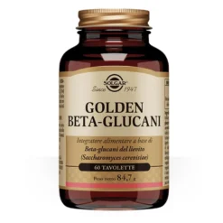 Solgar Golden Beta-Glucani - Integratore alimentare per le difese immunitarie, 60 tavolette