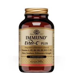 Solgar Immuno Ester-C Plus Integratore Sistema Immunitario e Metabolismo Energetico, 60 perle