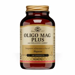 Solgar Oligo Mag Plus Integratore di Magnesio Chelato, 100 Tavolette