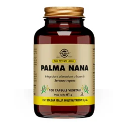 Solgar Palma Nana - Integratore alimentare per la prostata e le vie urinarie, 100 capsule vegetali