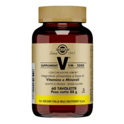 Solgar Supplement VM-2000 - Integratore multivitaminico per energia e benessere, 60 tavolette