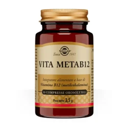 Solgar Vita Metab12 - Integratore di vitamina B12 per la stanchezza, 30 compresse orosolubili