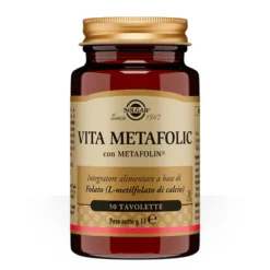 Solgar Vita Metafolic 50 tavolette - Integratore per la stanchezza e le difese immunitarie, 11,8 g