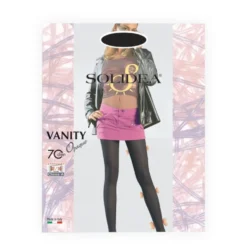 Solidea Vanity 70DEN 12-15 mmHg Opaque - Collant a compressione per il microcircolo taglia 2 M colore granata, 1 paio