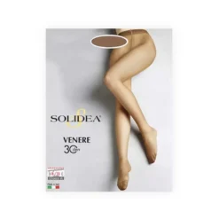 Solidea Venere 30DEN 8-11 mmHg - Collant compressivo per il microcircolo taglia 2M colore glacè, 1 paio