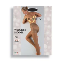 Solidea Wonder Model 70 DEN Sheer 12-15 mmHg - Collant compressivo per il microcircolo taglia 4XL colore camel, 1 paio