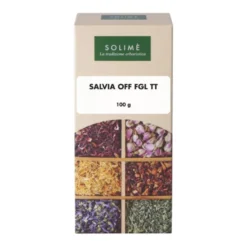 Solimè Salvia Officinale - Foglie per la digestione e il meteorismo, tisana salvia 100g