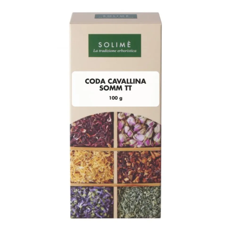 Solimè tisana coda cavallina - Integratore drenante e depurativo per la ritenzione idrica, 100 g