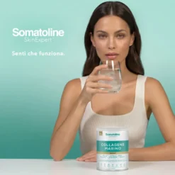 Somatoline Collagene Marino Integratore per la pelle e le cartilagini con vitamina C, 278 g