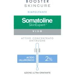 Somatoline Cosmetic Viso - Skincure Booster Antirughe con Acido Ialuronico, 30ml