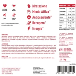 Somatoline HyDrop Electrolyte Integratore per l'idratazione gusto frutti rossi, 20 compresse