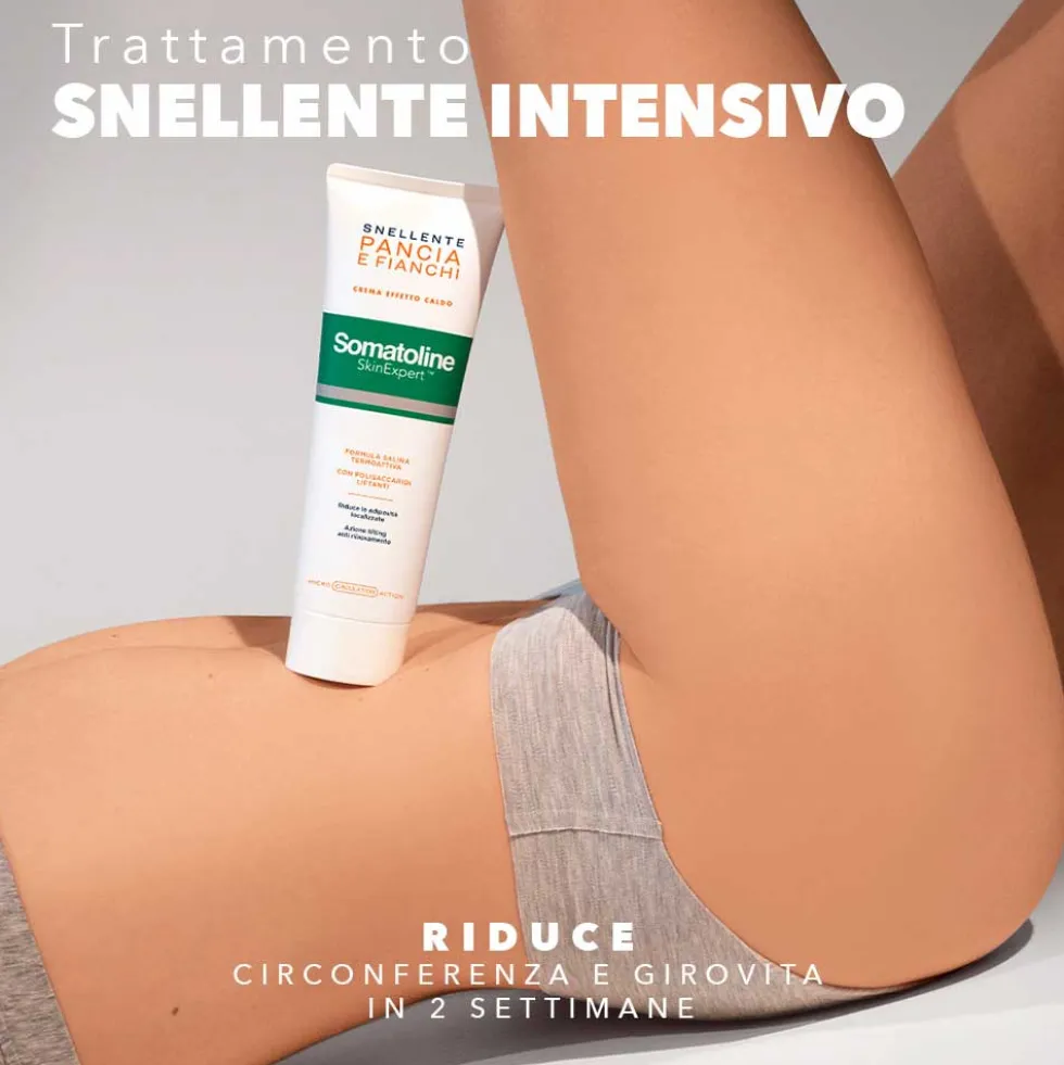 Somatoline Skin Expert Corpo - Snellente Pancia e Fianchi Effetto Caldo, 250ml