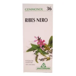 Specchiasol Gemmosol 36 Ribes Nero - Integratore alimentare per le prime vie respiratorie, 50 ml