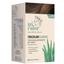 Specchiasol Tricolor Classic 3 Castano Scuro - Colorazione permanente coprente, 2 applicazioni
