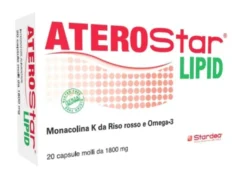 Stardea Aterostar Lipid - Integratore per il colesterolo e il cuore, 20 capsule molli