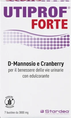 Stardea Utiprof Forte 7 bustine - Integratore per il benessere delle vie urinarie, 26,6 g