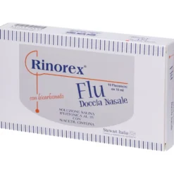 Stewart Italia Rinorex Flu Doccia Nasale - Rinorex Flu doccia nasale fiale, 10 fiale da 10 ml