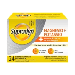 Supradyn Magnesio e Potassio Integratore di Vitamine B C e Minerali, 24 Bustine
