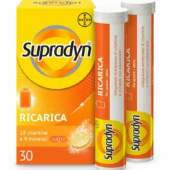 Supradyn Ricarica - Integratore multivitaminico contro la stanchezza, 30 compresse effervescenti