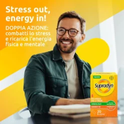 Supradyn Ricarica No Stress Integratore Vitamine e Magnesio, 20 Buste