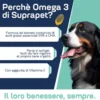 Suprapet Omega 3 Cani e Gatti Integratore EPA DHA, 80 Perle Appetibili
