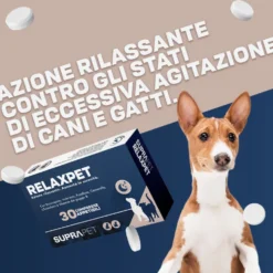 Suprapet RelaxPet Cani e Gatti Integratore Calmante, 30 Compresse