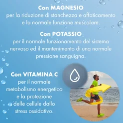 Sustenium Magnesio e Potassio Integratore Alimentare con Aggiunta di Vitamina C, 28 Bustine
